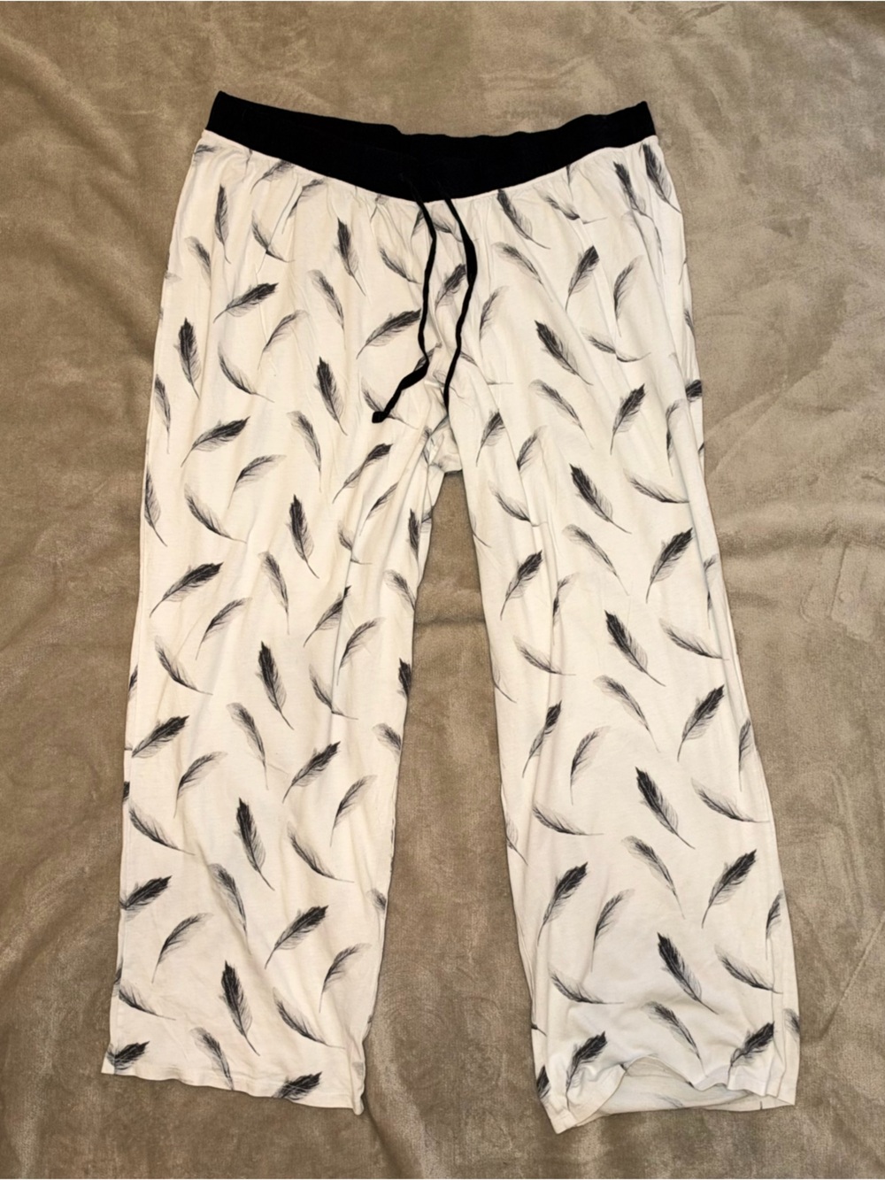Cacique Feather Print Pajama Pants Size 18/20